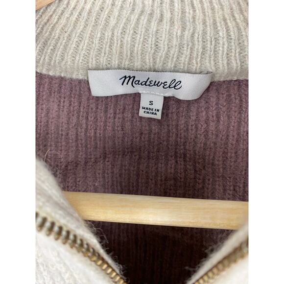 Madewell Glenbrook 1/2 Zip Merino Wool Blend Pullover Sweater - Picture 6 of 6